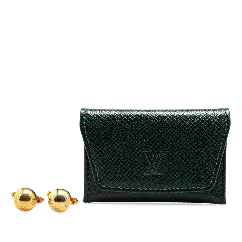 Louis Vuitton Gold Plated Cufflinks M30984