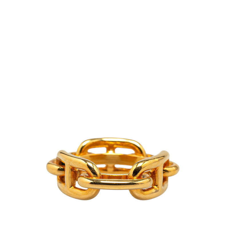 Hermes Chain D'Ancre Scarf Ring Gold