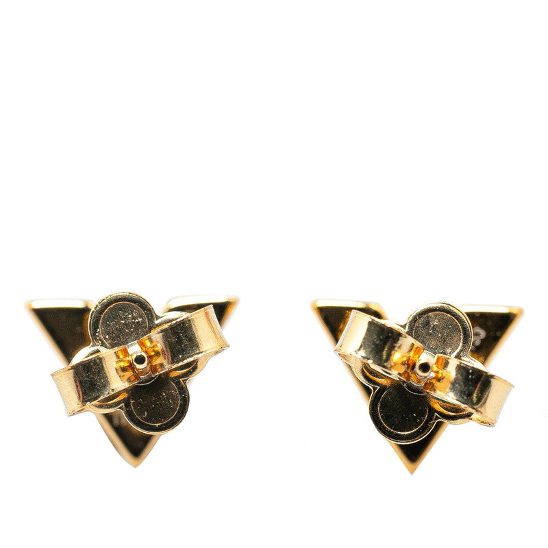 Louis Vuitton Essential V Earrings M68153 Gold Plated