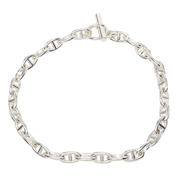 Hermes Chaine d’Ancre GM Silver Bracelet Necklace