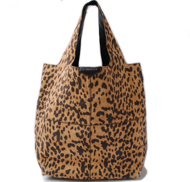 Givenchy Suede/Lambskin Leopard Tote Bag