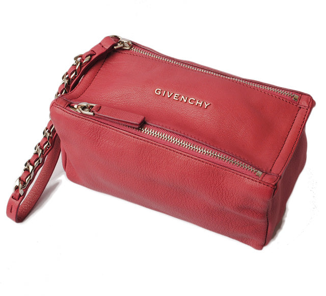 Givenchy Pandora Goat Skin Clutch Bag Pink