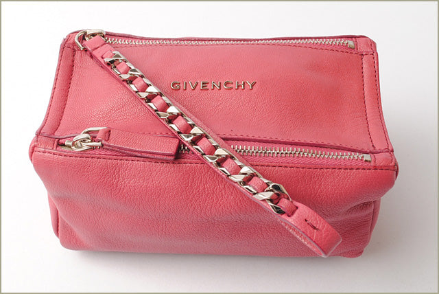 Givenchy Pandora Goat Skin Clutch Bag Pink