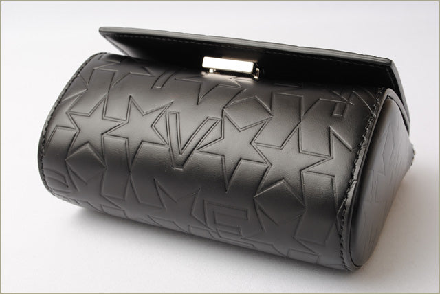 Givenchy Leather Chain Clutch Bag Black/Silver