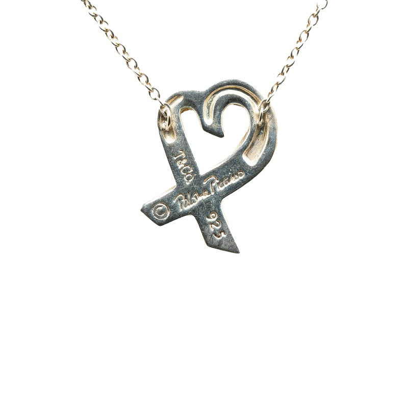 Tiffany & Co Loving Heart Necklace Silver