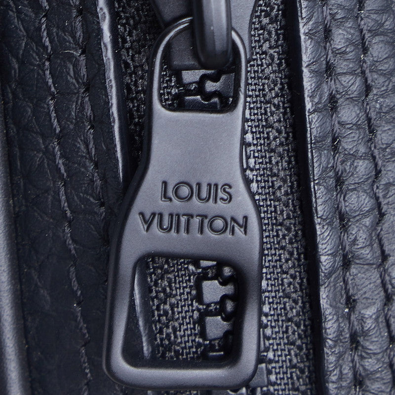 Louis Vuitton Monogram Utility Side Bag Shoulder Bag M53298 Black Leather in Very Good Condition