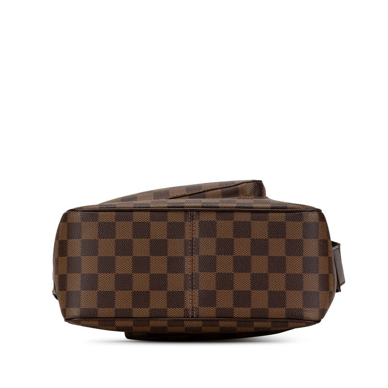 Louis Vuitton Damier Olaf MM Shoulder Bag N41441 Brown PVC Leather