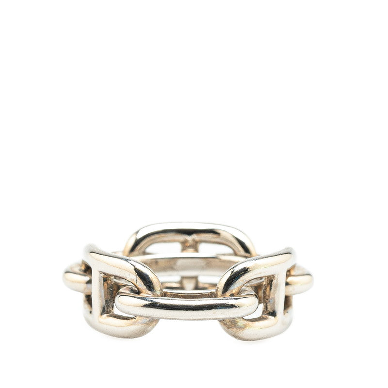 Hermes Silver Metal Scarf Ring