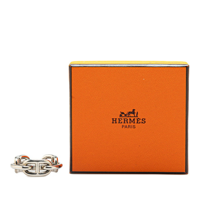 Hermes Silver Metal Scarf Ring