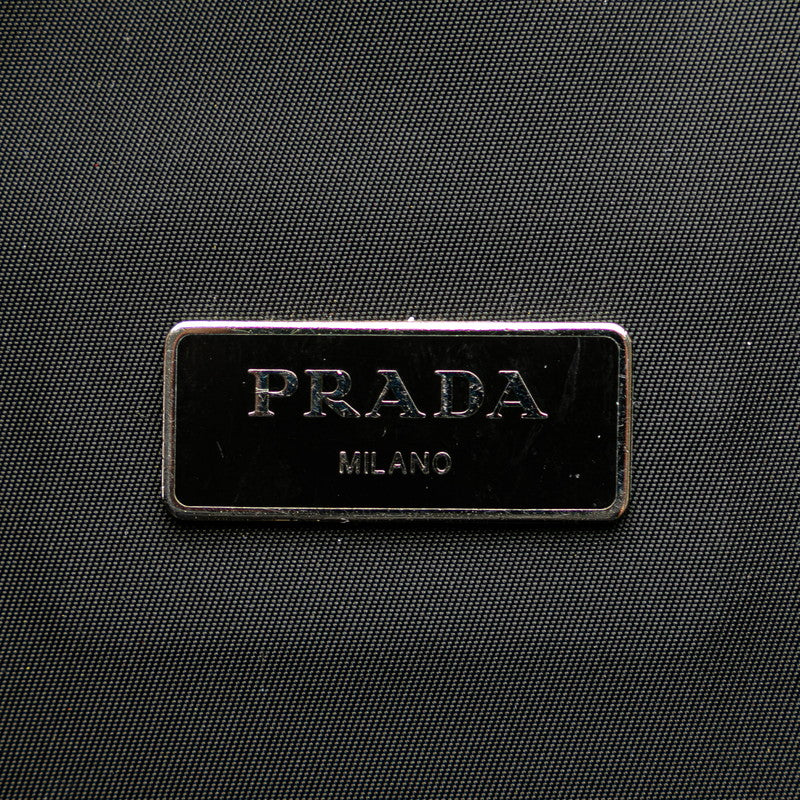 Prada Nylon Triangle Logo Plate Backpack V135 in Very Good Condition