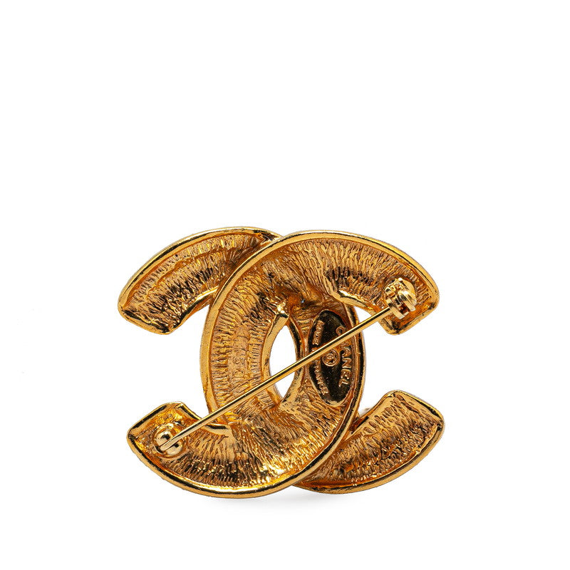 Chanel Coco Mark Gold Brooch