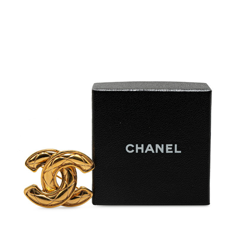 Chanel Coco Mark Gold Brooch