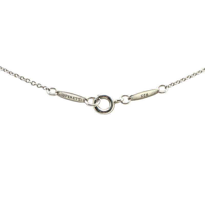 Tiffany & Co Open Heart Necklace Silver