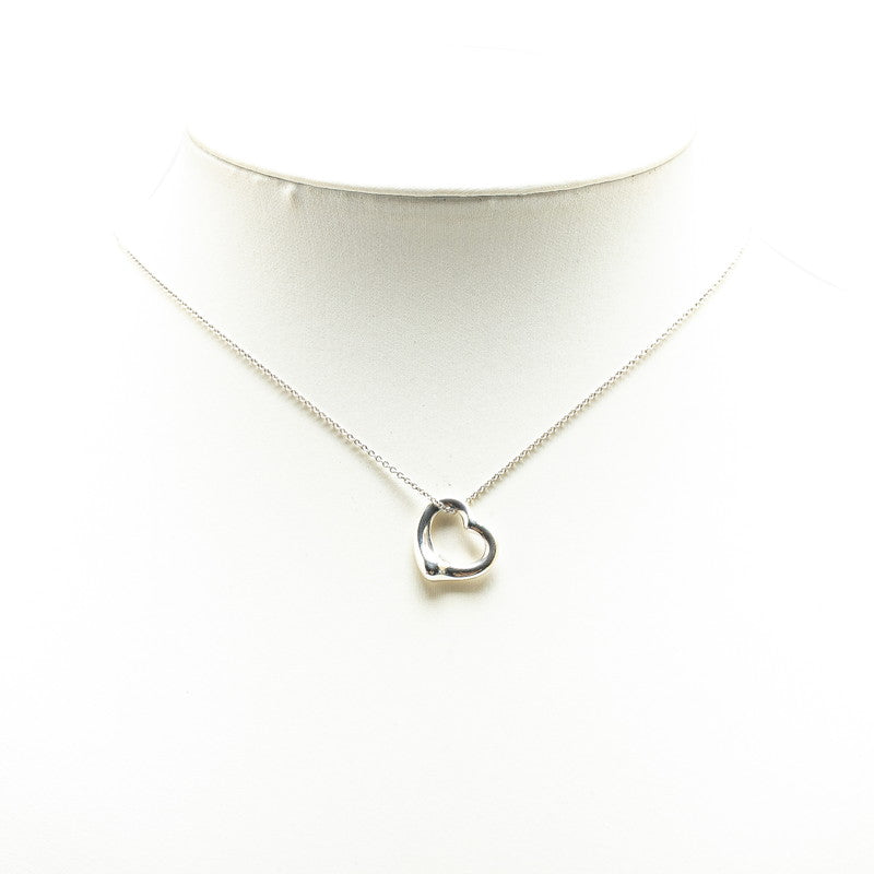 Tiffany & Co Open Heart Necklace Silver