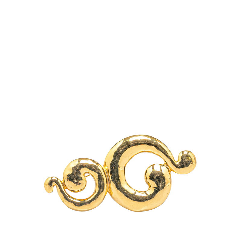 Yves Saint Laurent Gold Plated Brooch