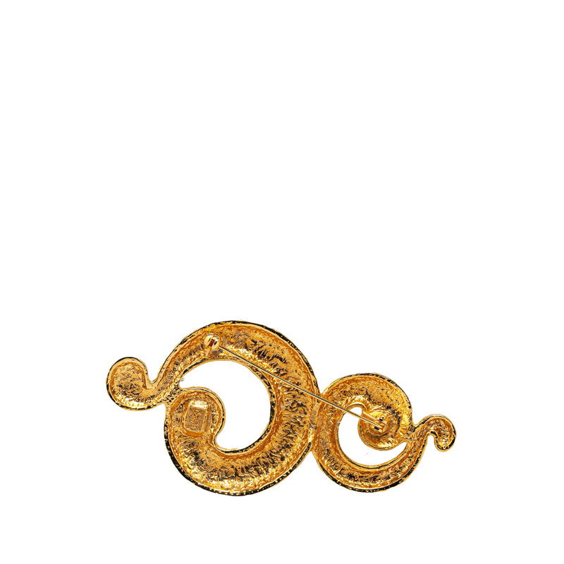 Yves Saint Laurent Gold Plated Brooch