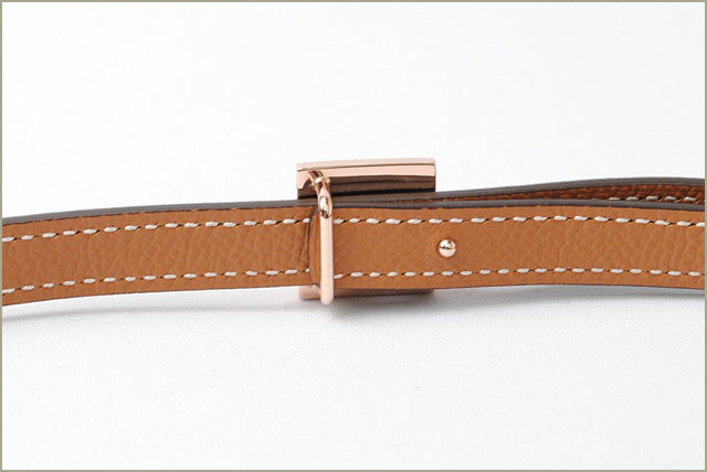 Hermes Reversible Belt Eileen Black/Brown