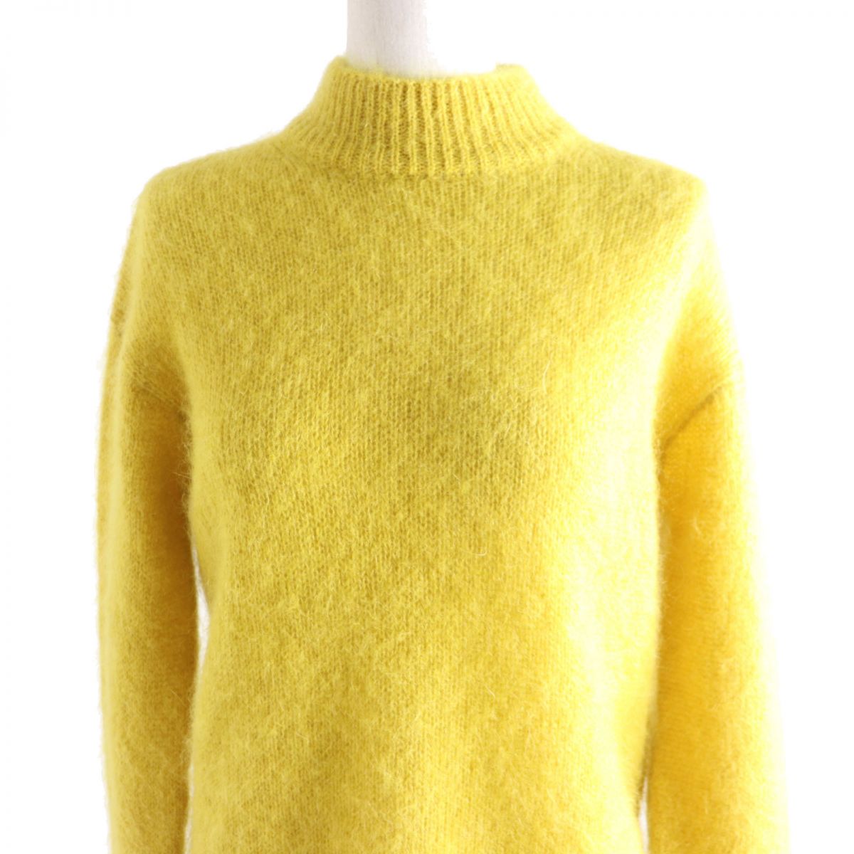 Tom Ford Mohair High Neck Sweater, Yellow, S