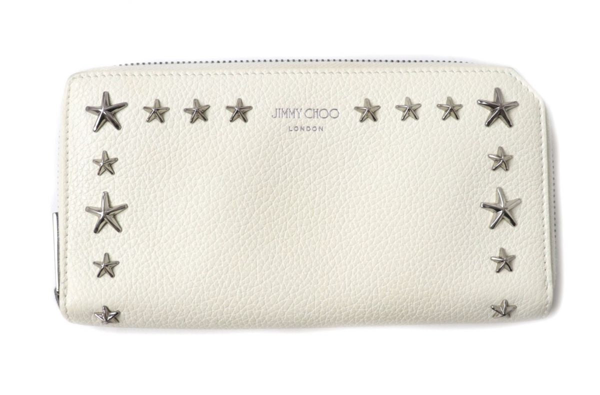 Jimmy Choo CARNABY Star Studs Leather Wallet