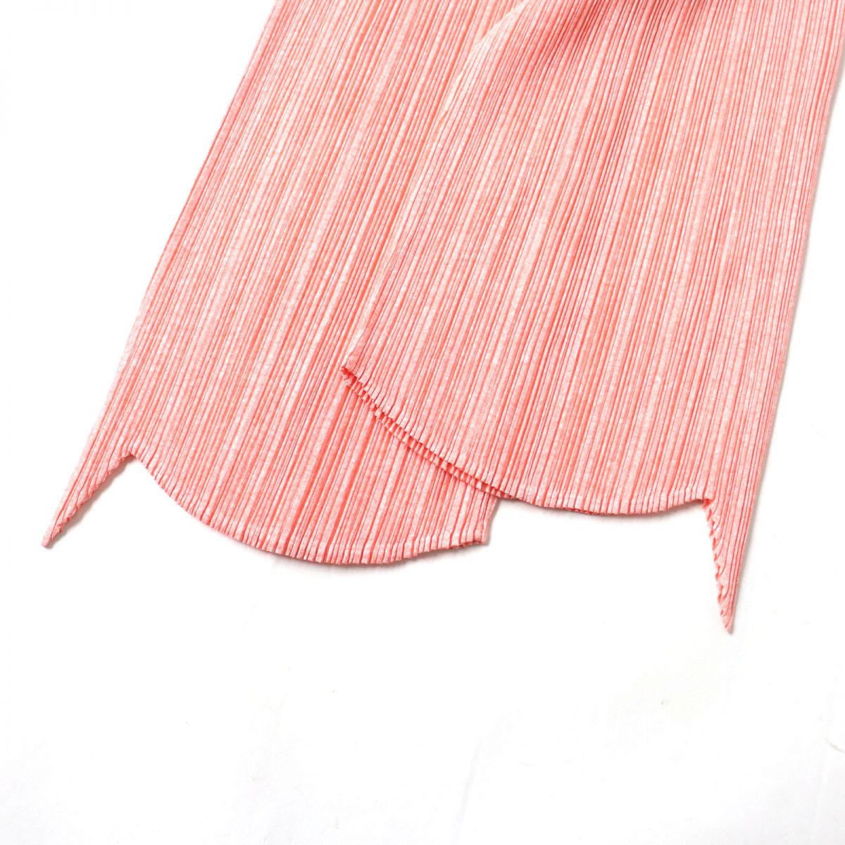 Issey Miyake Pleats Please Zigzag Hem Pants