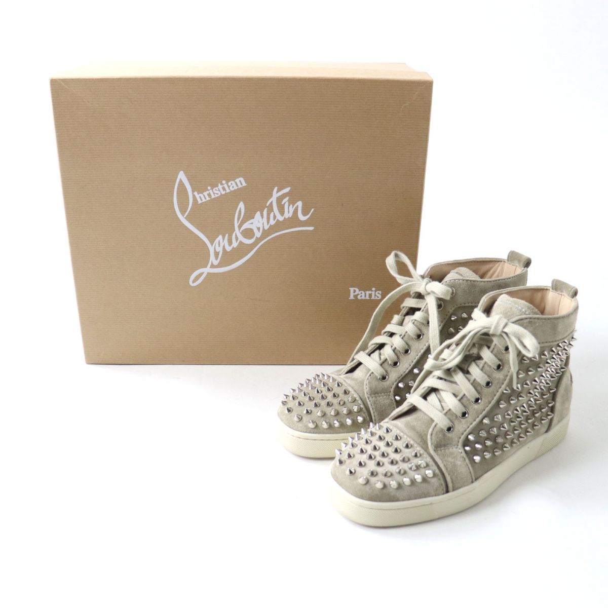 Christian Louboutin Suede Leather Sneakers 36