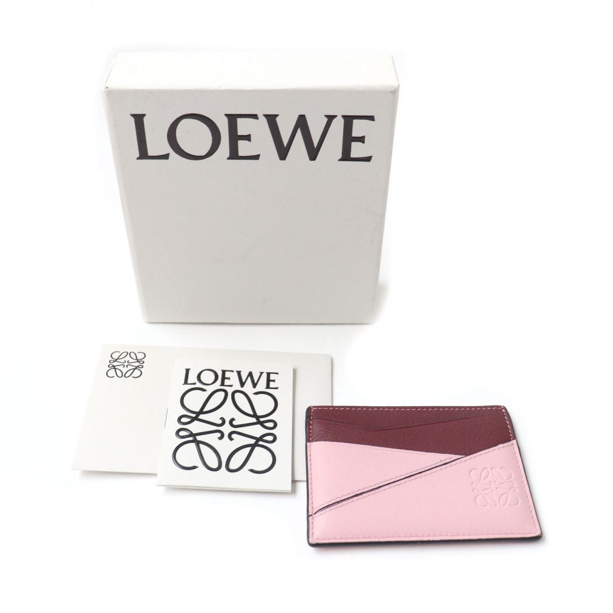 LOEWE Anagram Puzzle Leather Card Case