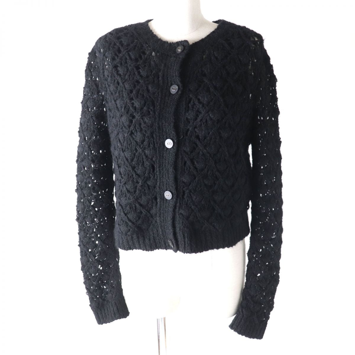 Dior Cashmere Silk Mohair Knit Ensemble Black