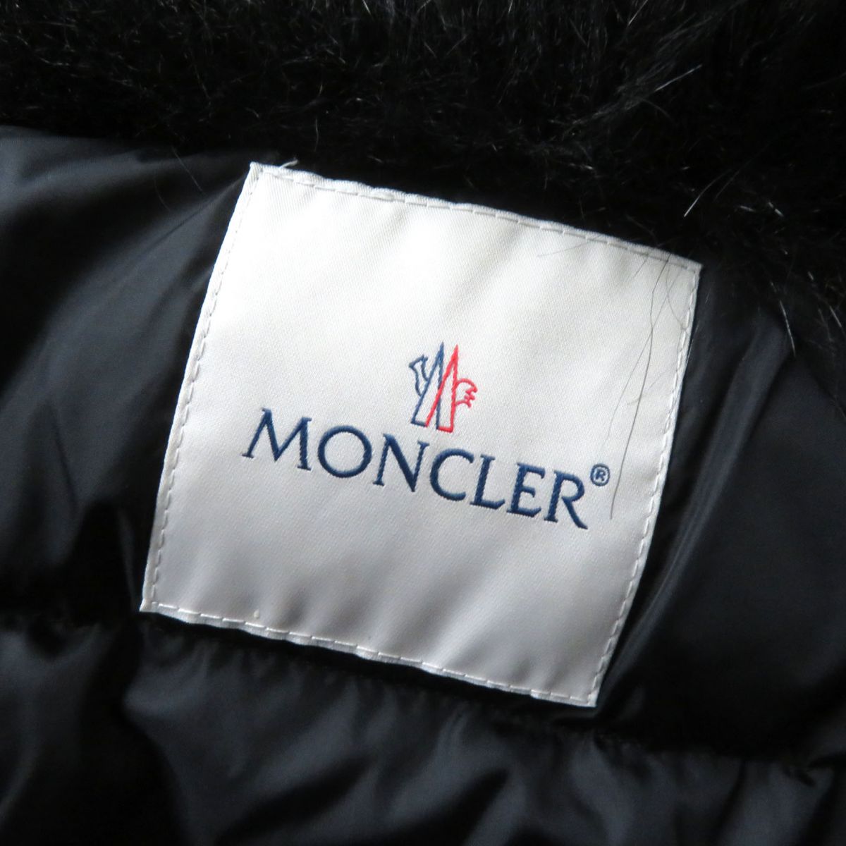 Moncler CRUCIANELLE Hooded Eco-Fur Long Down Coat Women