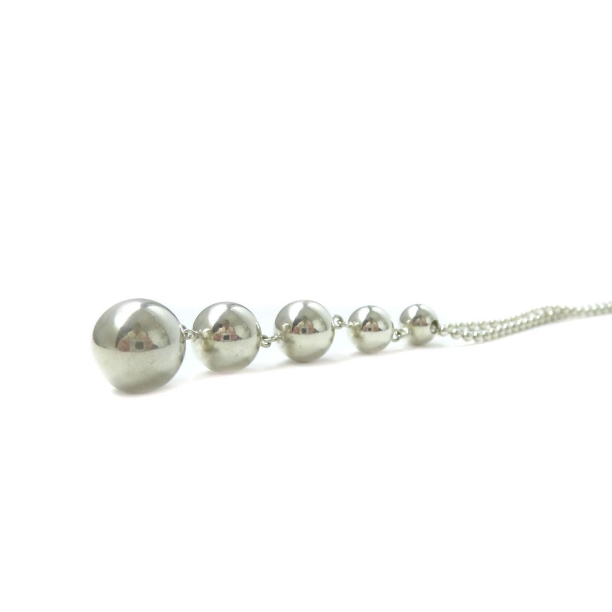 Tiffany & Co Silver Bead Ball Chain Pendant