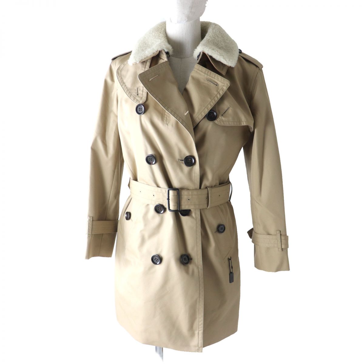 Coach Trench Coat F76255 Beige XSP