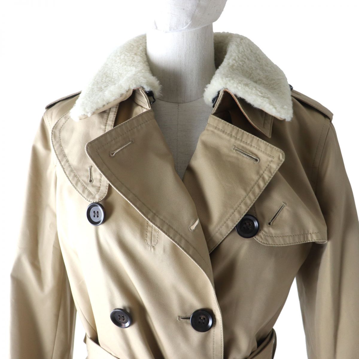 Coach Trench Coat F76255 Beige XSP