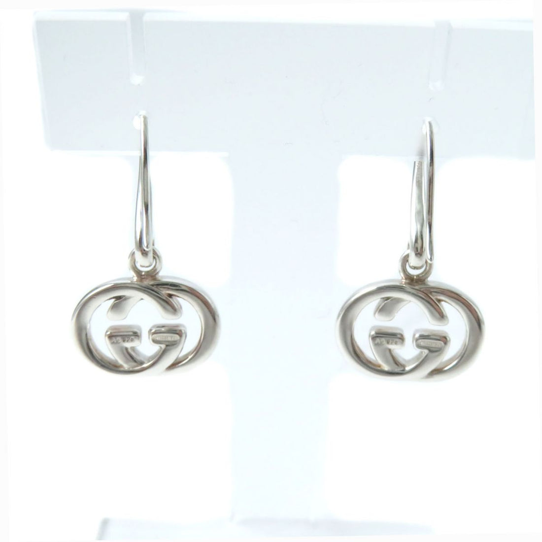 Gucci Silver Interlocking G Earrings 223321