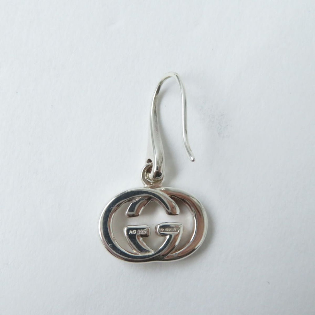 Gucci Silver Interlocking G Earrings 223321