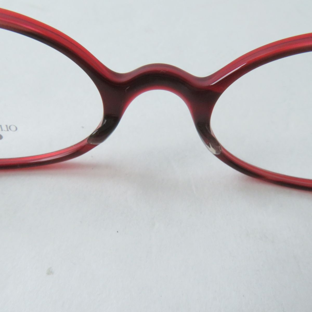 OLIVER PEOPLES CUOBR Glasses Red Black