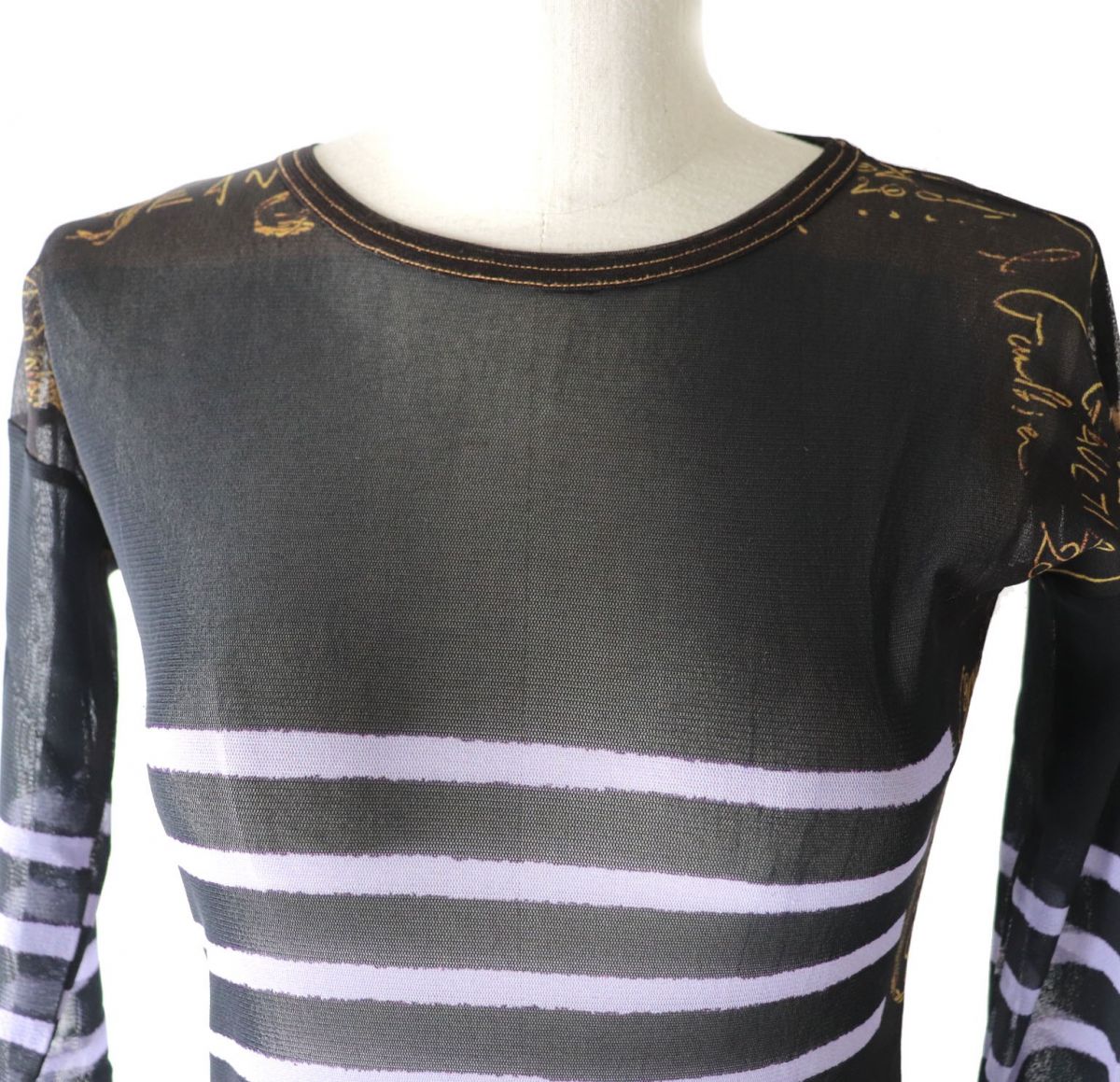 Jean Paul GAULTIER Vintage Power Net Crew Neck Top