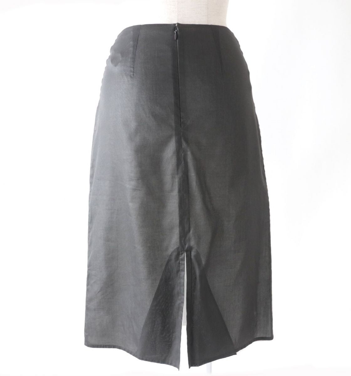 Hermes Gray Knee-Length Skirt 34