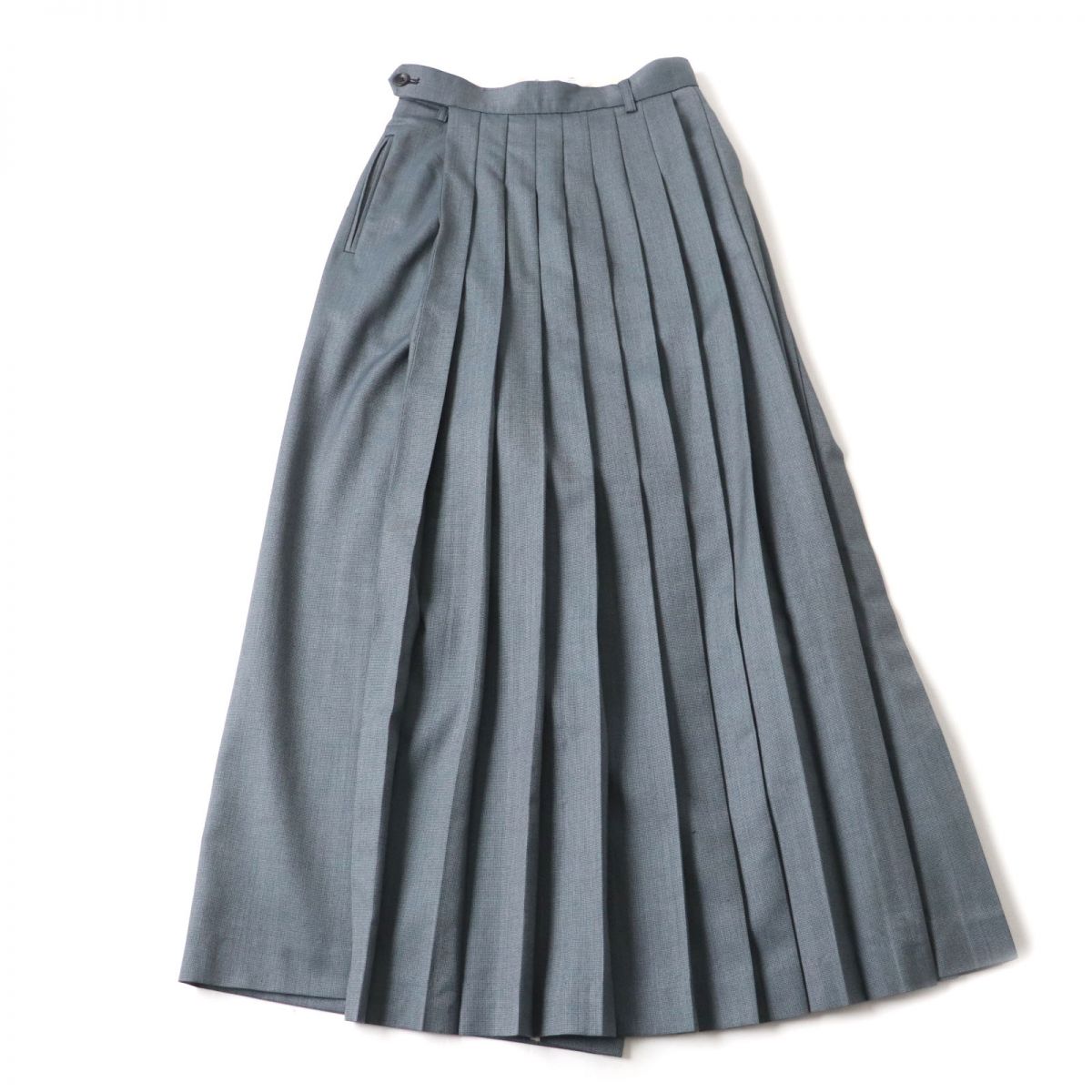 Beautiful People Wool Silk Wrap Skirt Pants Grey