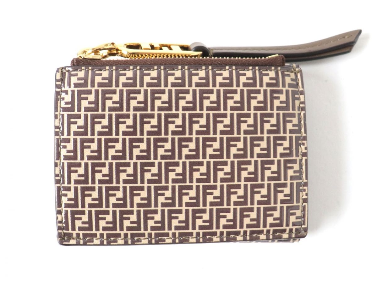 Fendi Liberty Stampa Orlock Compact Wallet