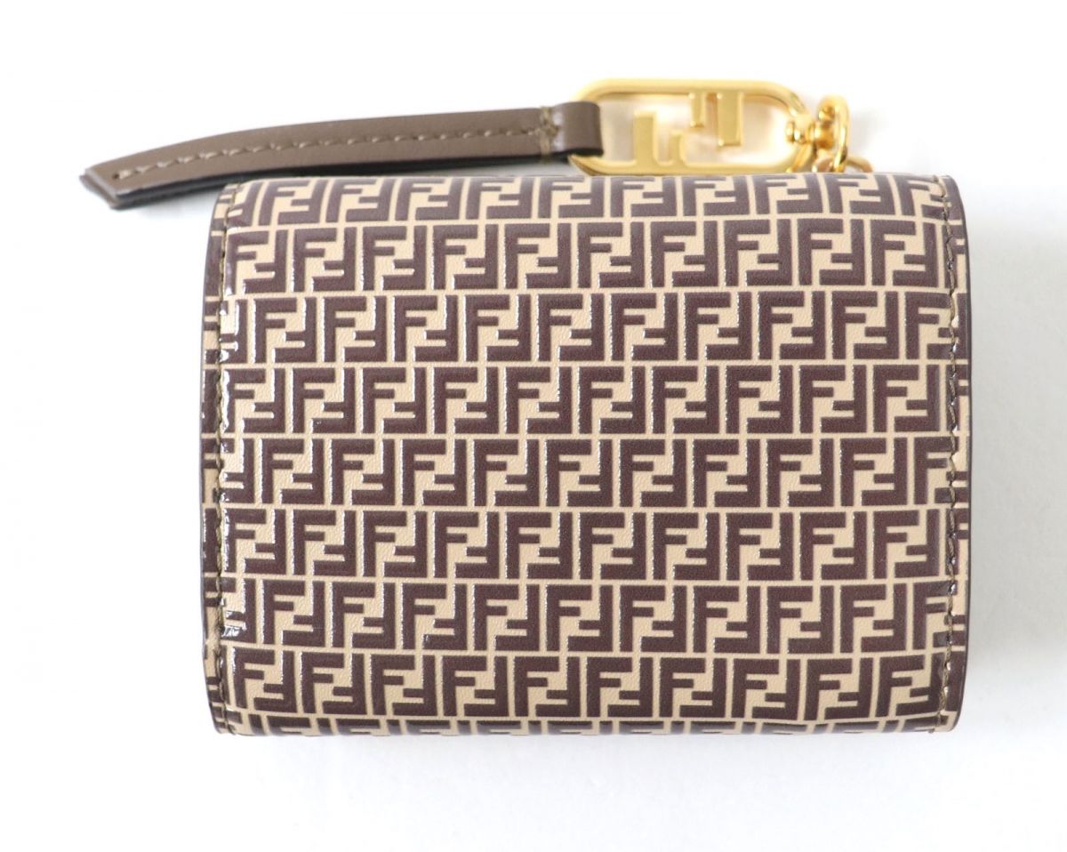 Fendi Liberty Stampa Orlock Compact Wallet