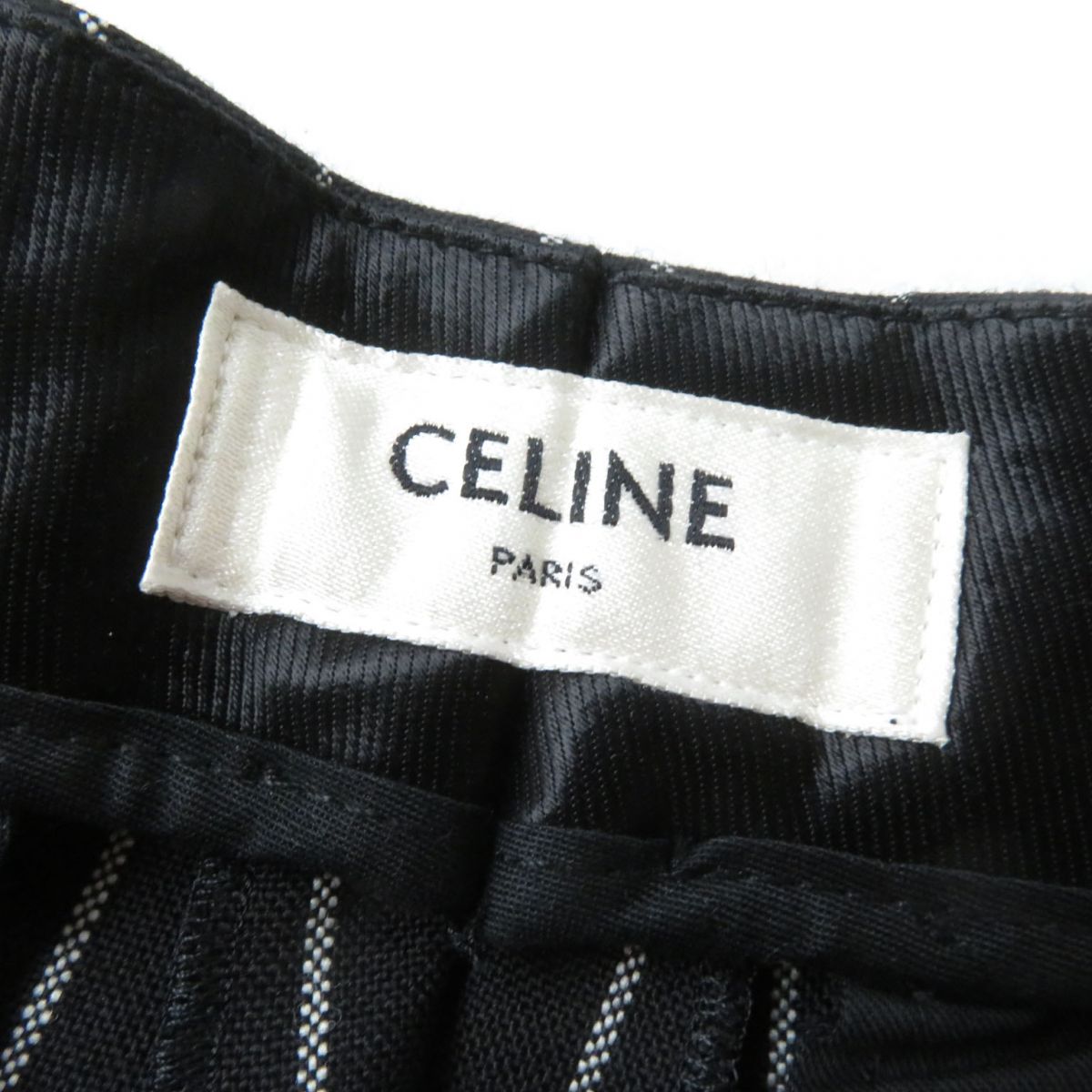 Celine Tennis Stripe Classic Pants Black/White 34