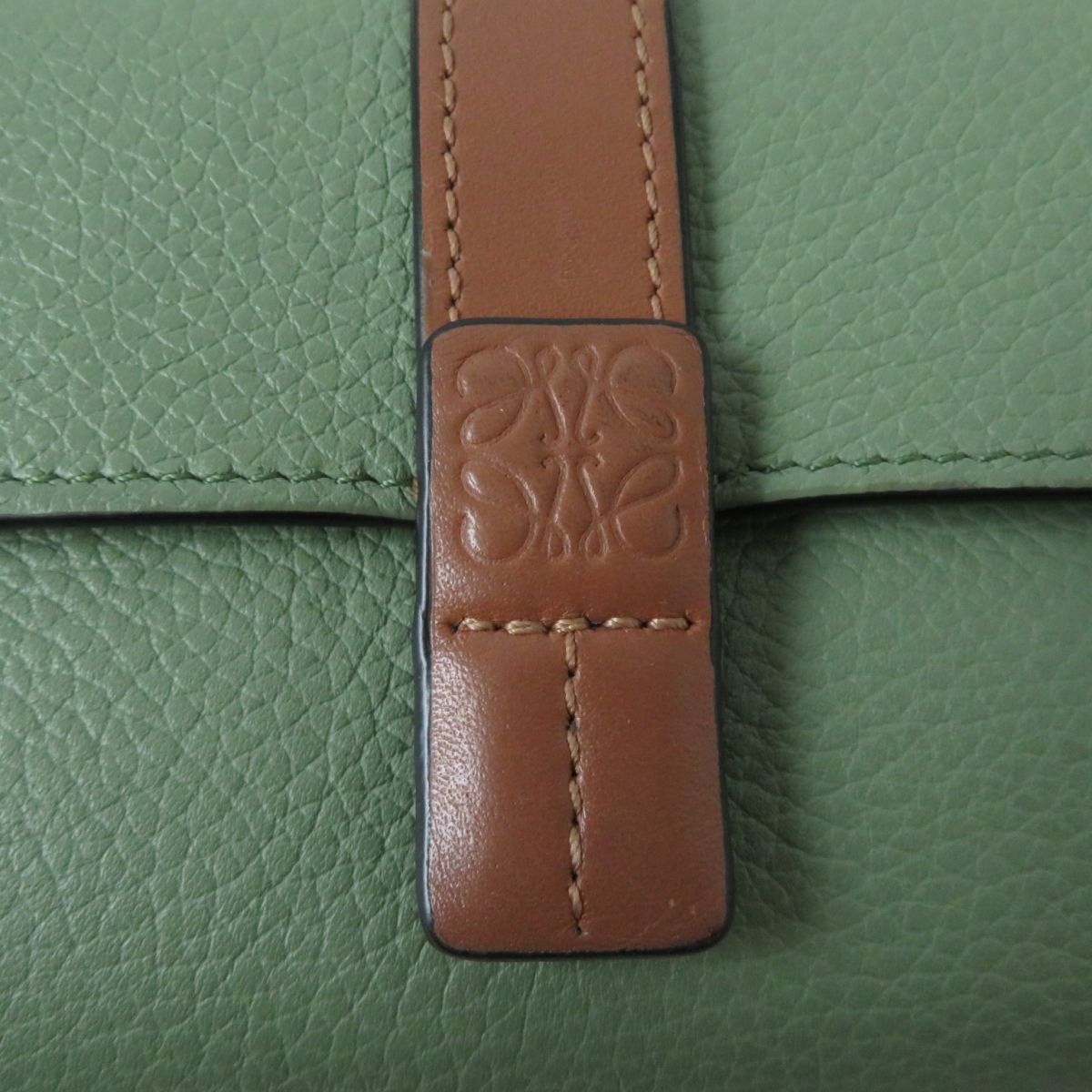 LOEWE Vertical Wallet Small Anagram Leather