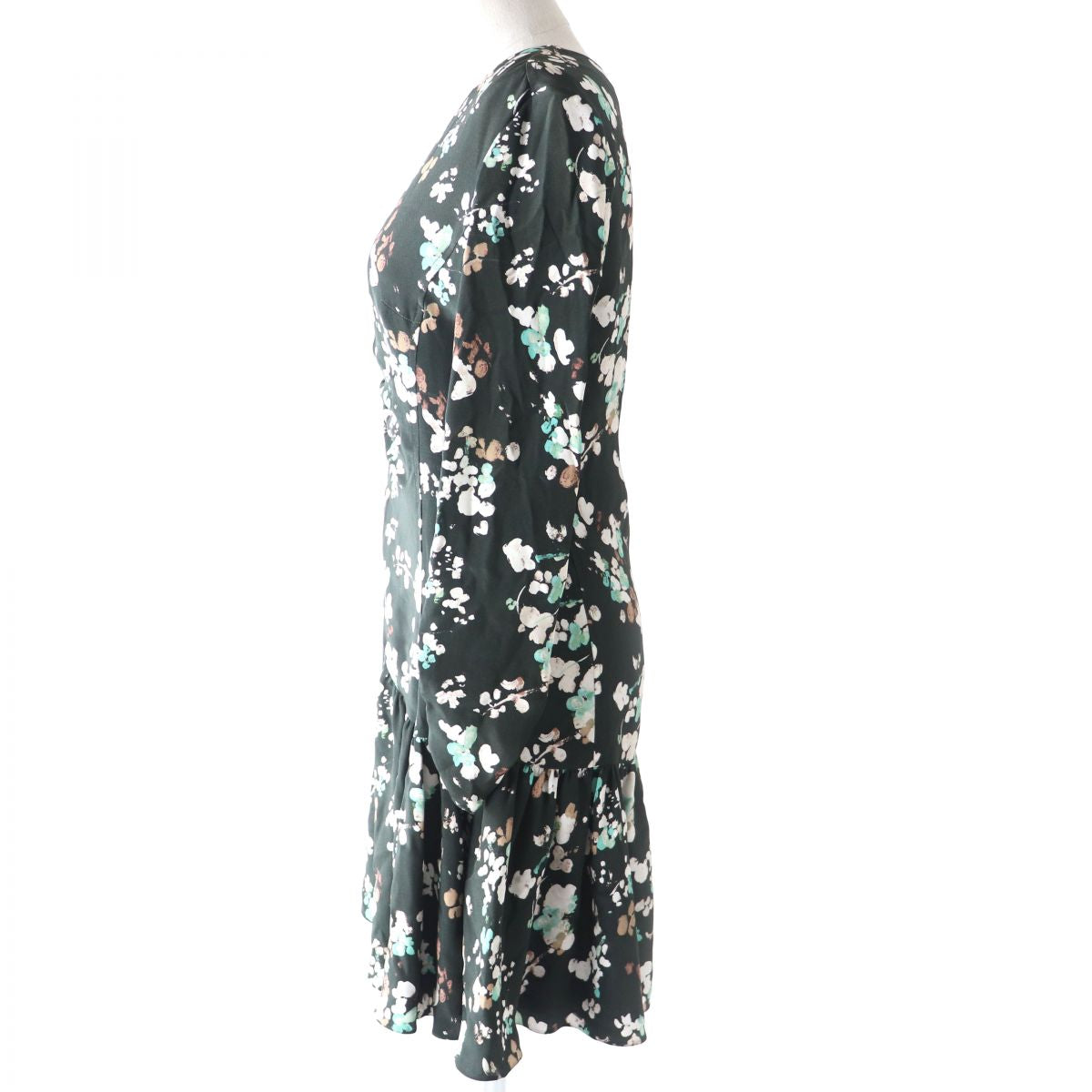 Dior Silk Floral Flare Dress Size 38