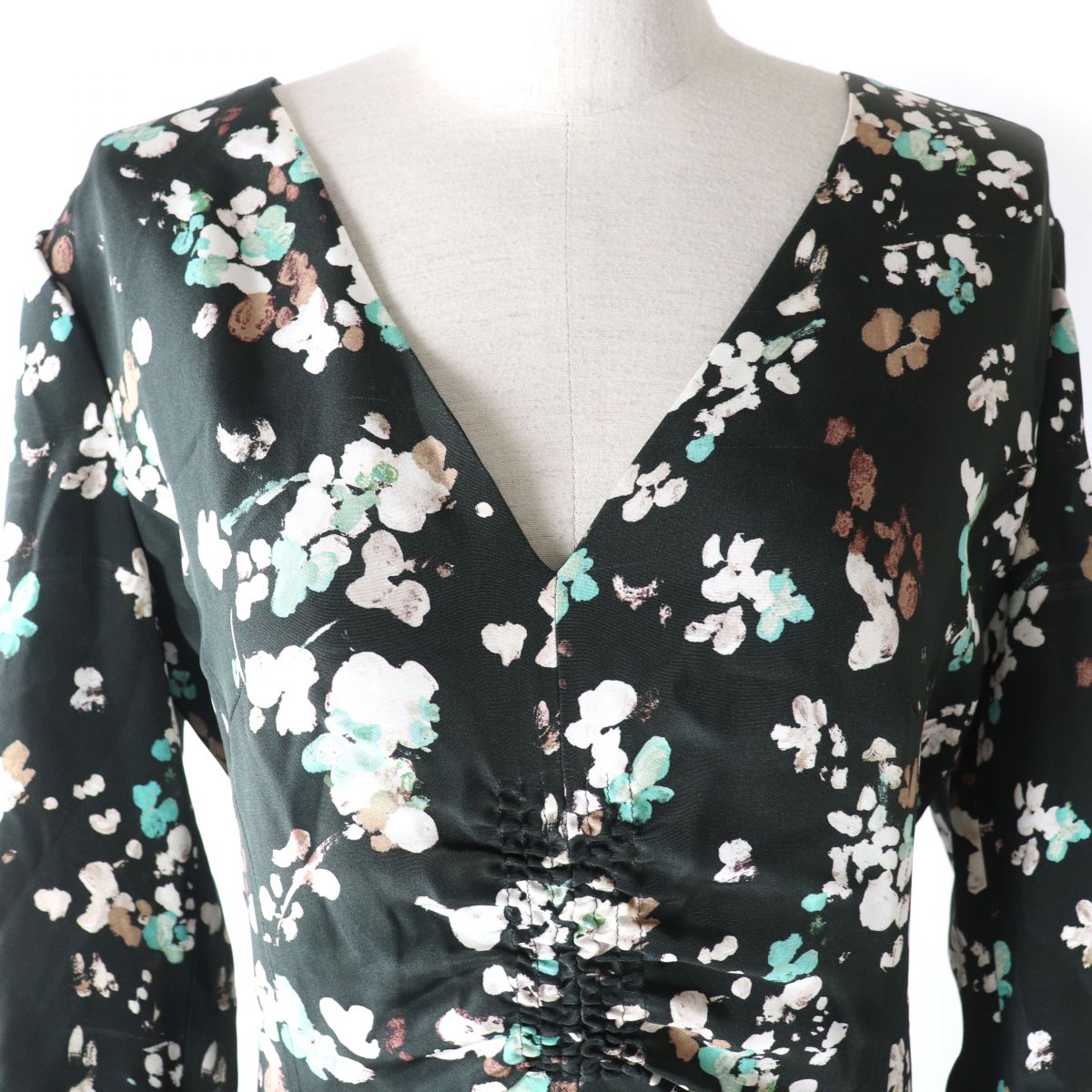 Dior Silk Floral Flare Dress Size 38