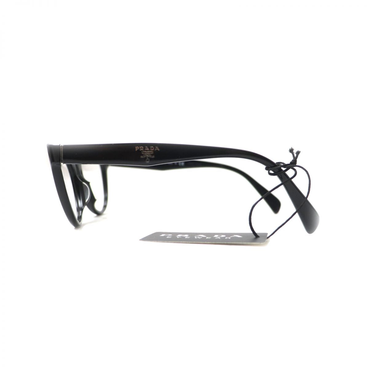 Prada 1AB101 Side Logo Glasses Black