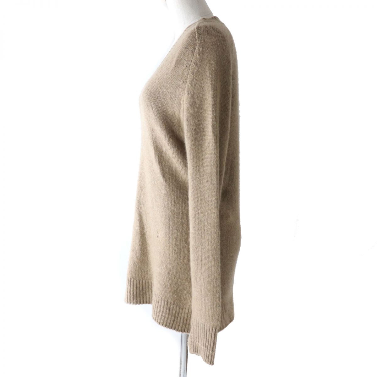 CELINE Cashmere V-Neck Sweater XS Brown