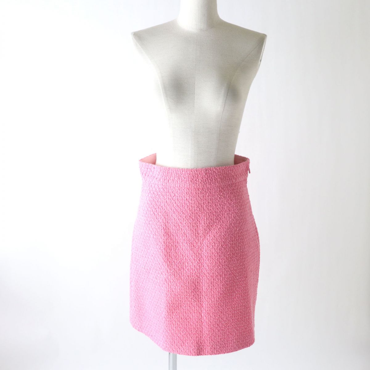 Gucci Tweed Skirt 481219 Pink