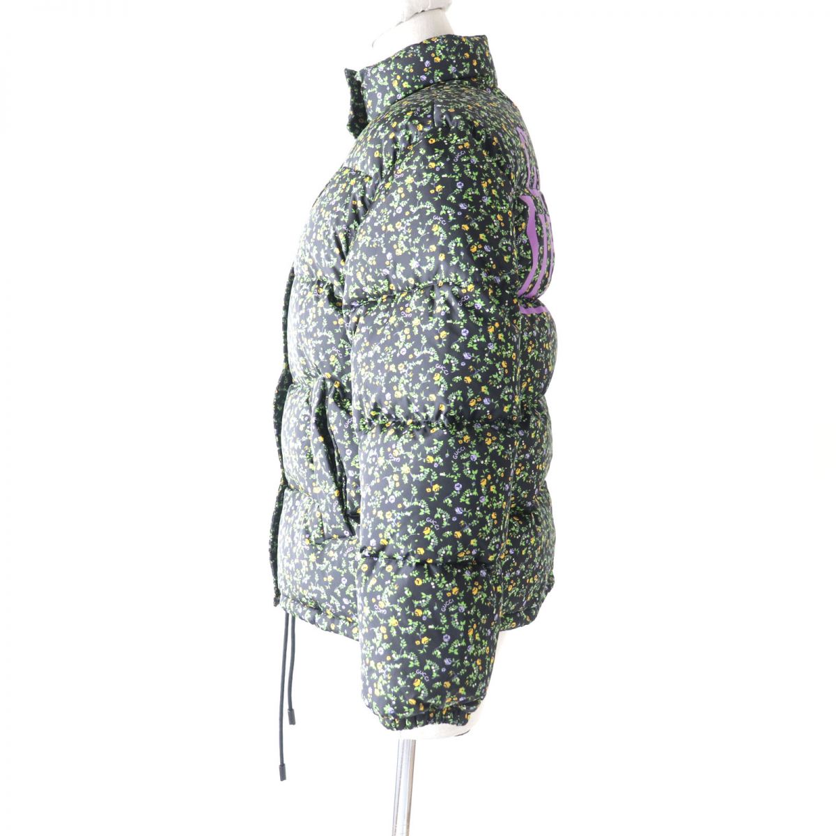 GUCCI Flower Print Down Jacket Multicolor