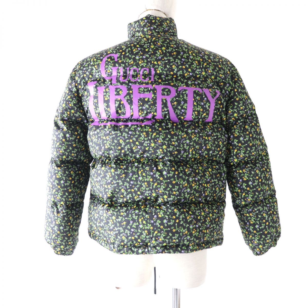 GUCCI Flower Print Down Jacket Multicolor