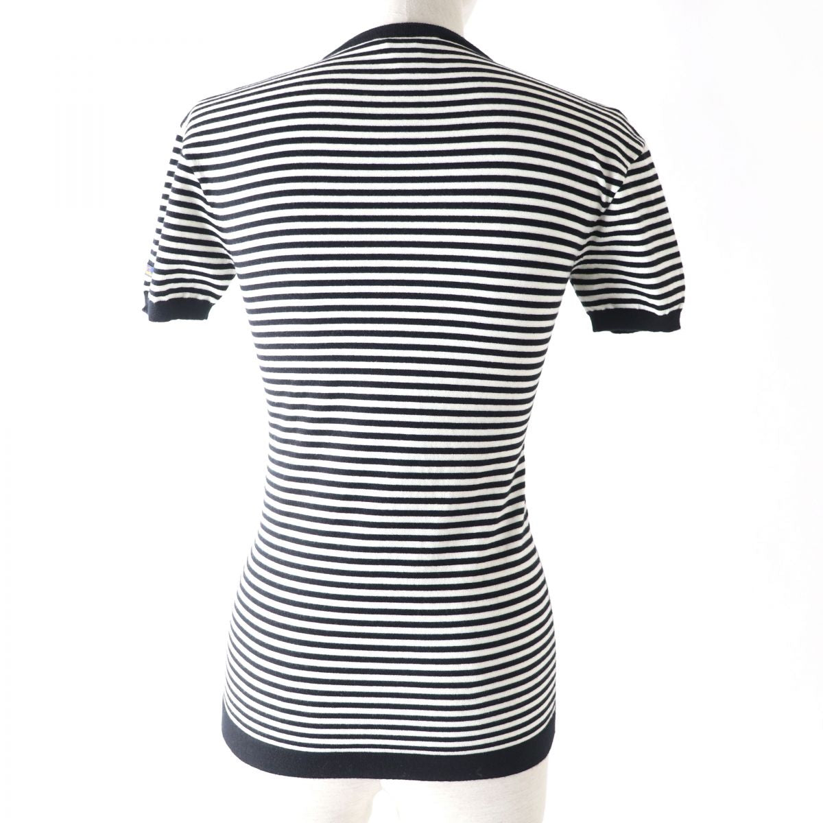 Louis Vuitton Cashmere Blend Striped Knit Top XS