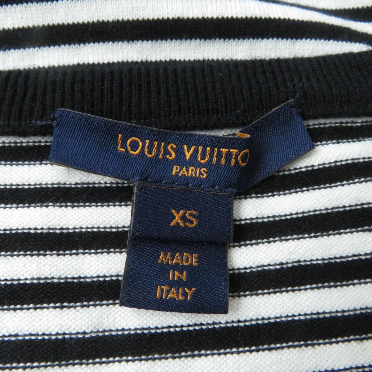 Louis Vuitton Cashmere Blend Striped Knit Top XS